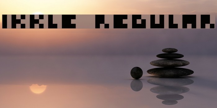 Ikkle Regular Font examples