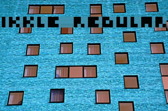 Ikkle Regular Font examples