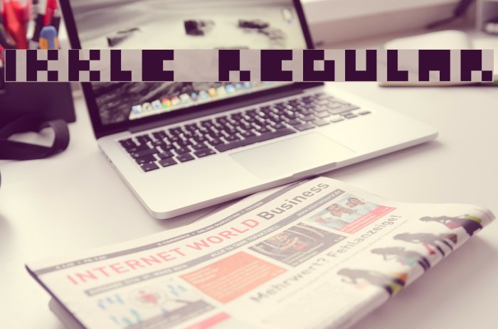Ikkle Regular Font examples
