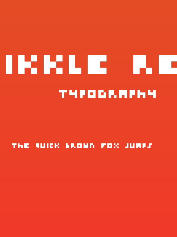 Ikkle Regular Poster