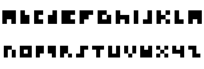 Ikkle Regular Font LOWERCASE
