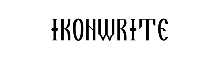 IkonWrite  font caratteri gratis