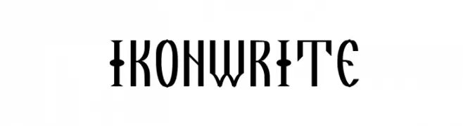 IkonWrite  नि: शुल्क फ़ॉन्ट्स डाउनलोड