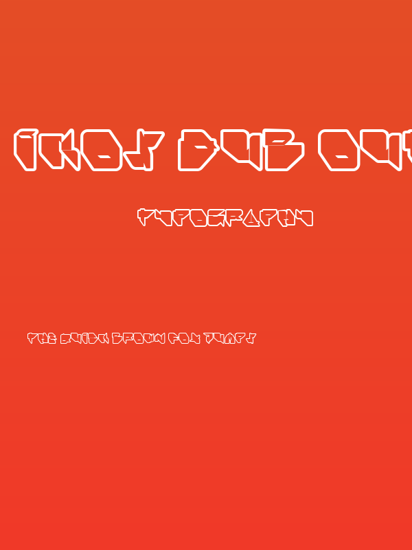 Ikos Dub Outline Poster