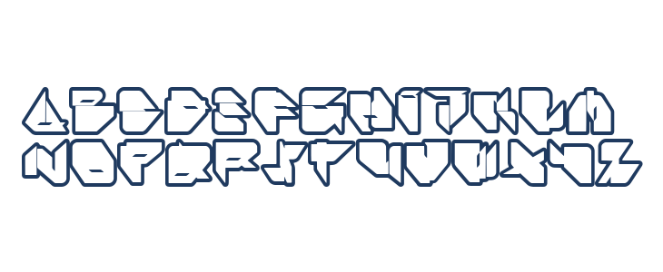 Ikos Dub Outline Lowercase