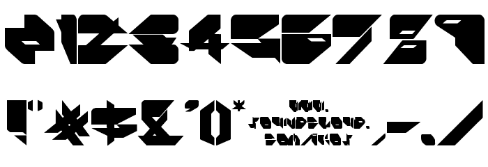 Ikos Dub Solid Font OTHER CHARS
