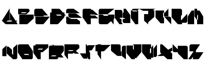 Ikos Dub Solid Font LOWERCASE