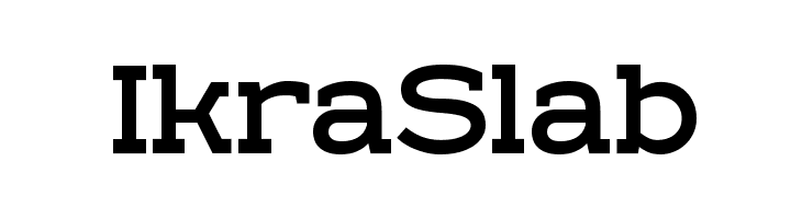 IkraSlab  Fuentes Gratis Descargar