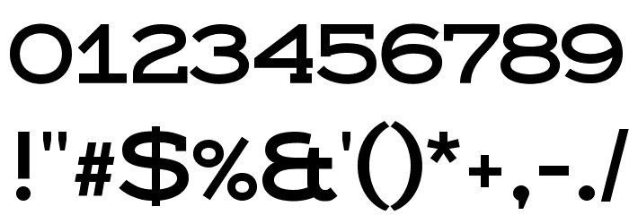 IkraSlab Font OTHER CHARS