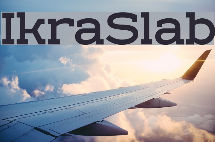 IkraSlab Font examples