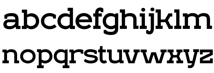 IkraSlab Font LOWERCASE