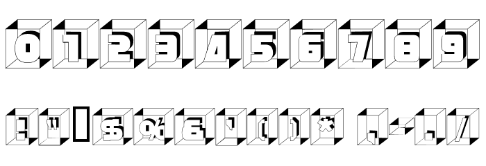 Ikuhoushi Regular フォント その他の文字