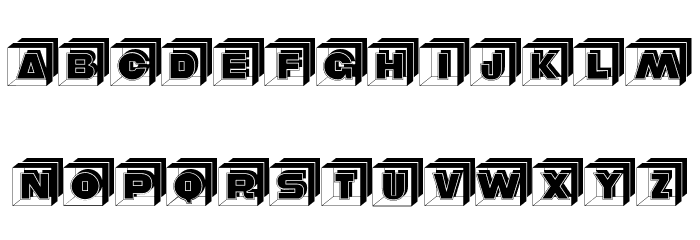 Ikuhoushi Regular フォント 大文字