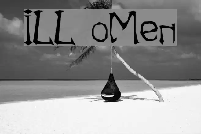 ILL oMen Font examples