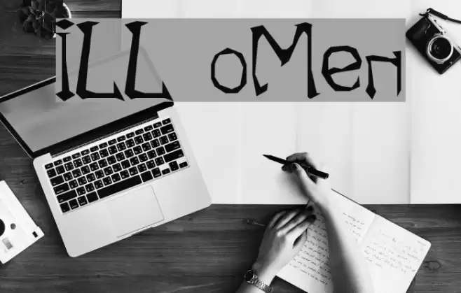 ILL oMen Font examples