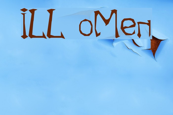 ILL oMen Font examples