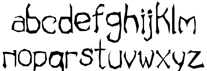 ILL oMen Font LOWERCASE