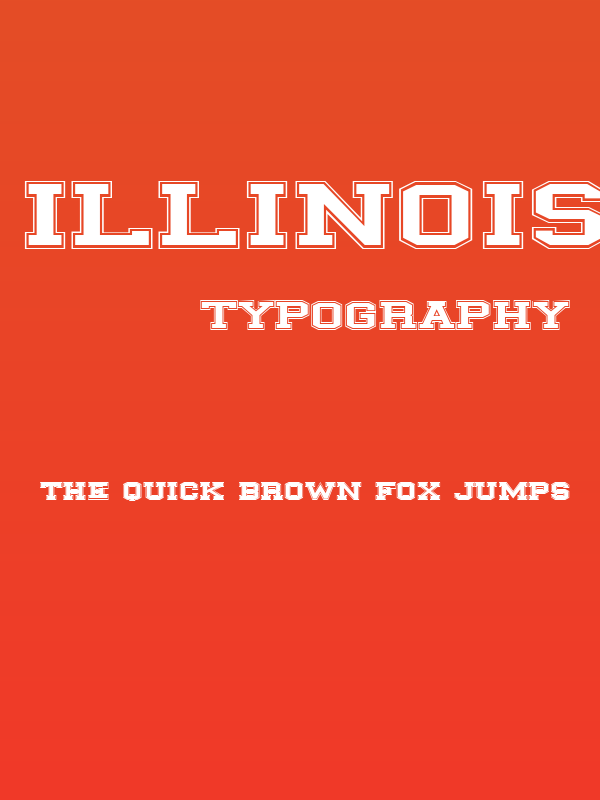 ILLINOIS block Poster