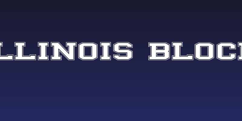 ILLINOIS block Social Header