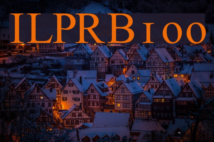 ILPRumanianB100 Font examples