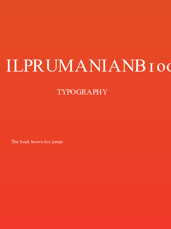 ILPRumanianB100 Poster