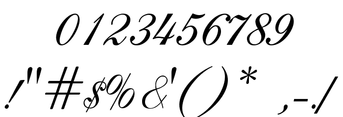 ILS Script Font OTHER CHARS