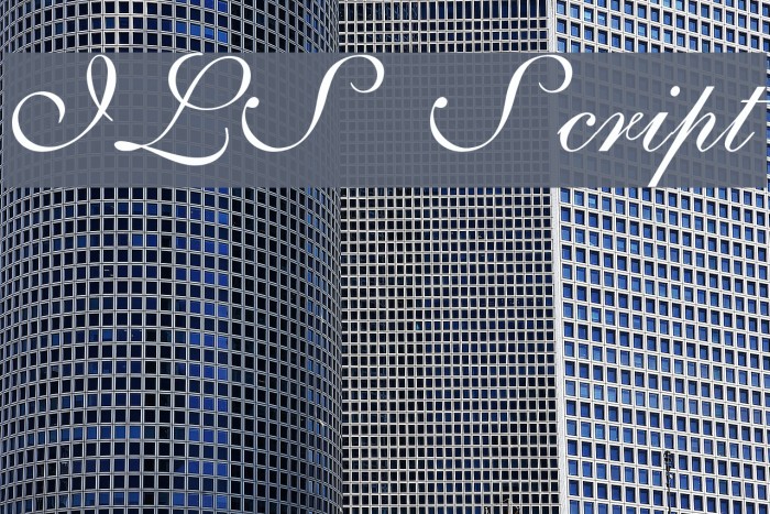 ILS Script Font examples