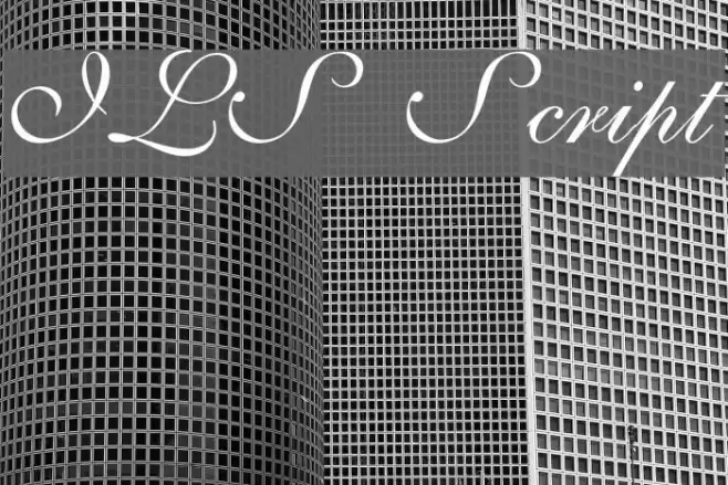 ILS Script Font examples