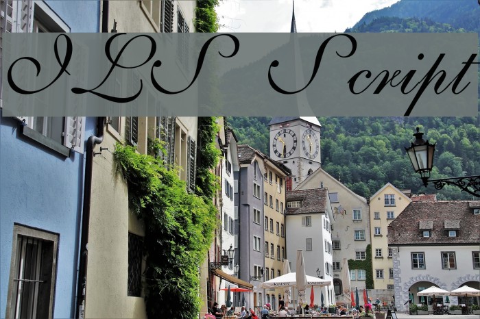 ILS Script Font examples
