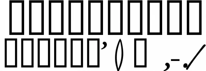 ILShakeFest Font OTHER CHARS