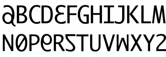 ILikeOffenbach フォント 大文字