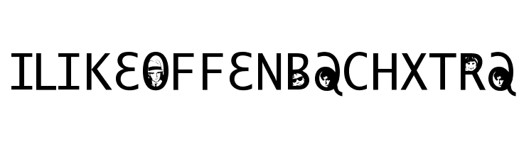 ILikeOffenbachXtra  Free Fonts Download