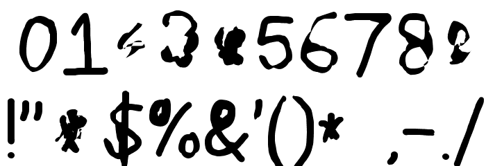 ILikeTurtles Font OTHER CHARS