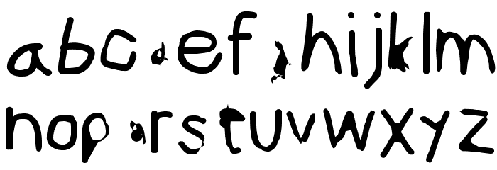ILikeTurtles Font LOWERCASE