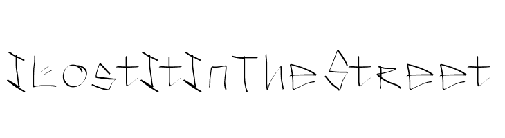ILostItInTheStreet Font