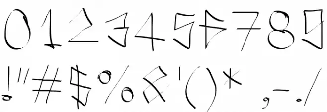 ILostItInTheStreet Font OTHER CHARS