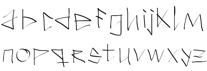 ILostItInTheStreet Font LOWERCASE