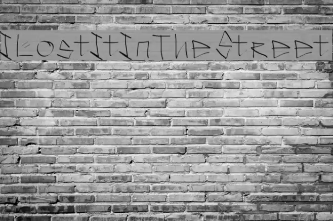 ILostItInTheStreet Font examples