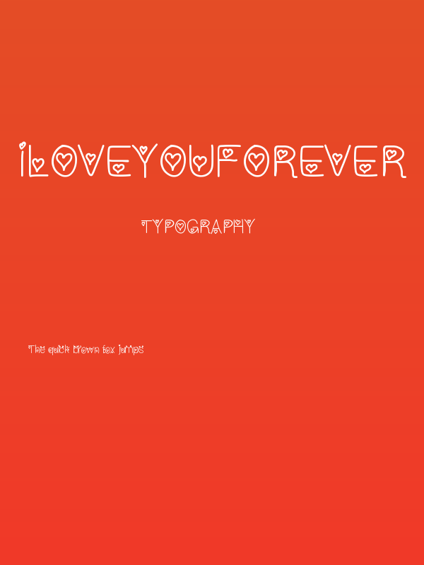 ILoveYOUForever Poster