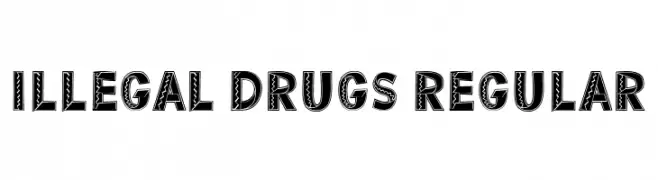 Illegal Drugs Regular フリーフォントのダウンロード