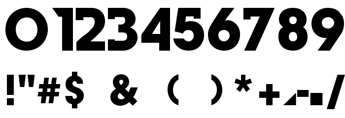IllegalCurvesBold Font OTHER CHARS