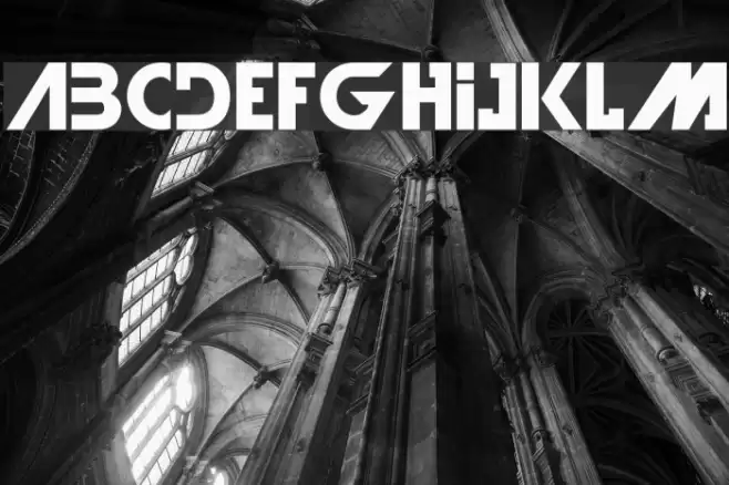 IllegalCurvesBold Font examples