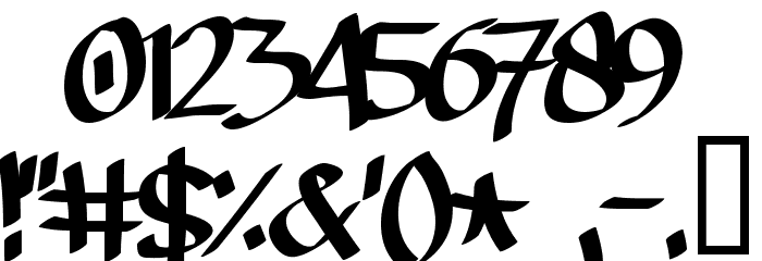 IllegalEdding Font OTHER CHARS