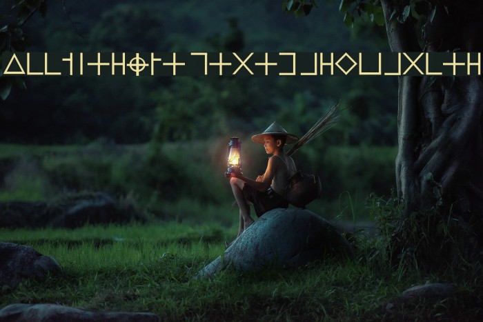 Illuminati Dirigens Berlin Font examples