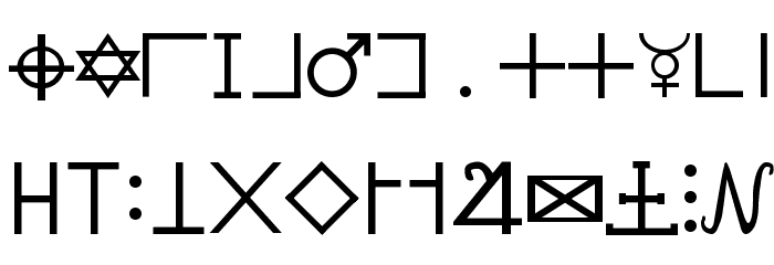 Illuminati Dirigens Berlin Font LOWERCASE