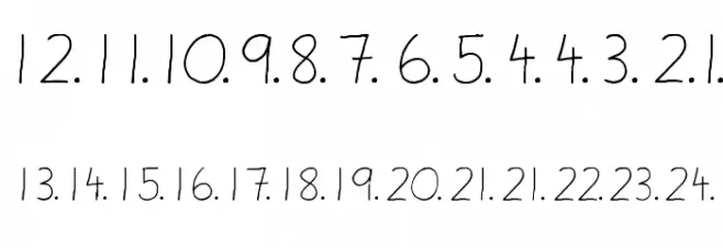 Illuminati Novice Cipher Schriftart Groß