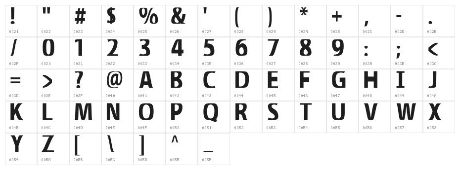 Illumination Character Map