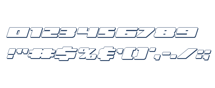 Illumino 3D Italic Other Characters