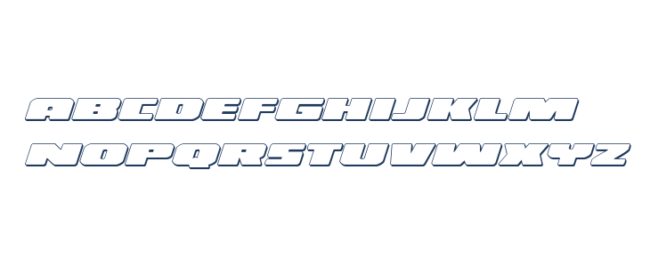 Illumino 3D Italic Lowercase