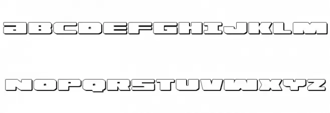 Illumino 3D Schriftart Groß